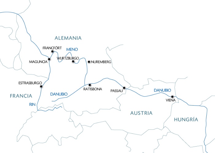 Rio Danubio Mapa Arleen Michelle